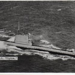 Carte postale sous-marin H.M.S. " TIPTOE " EX.333 " T " Classe GROUP3 -N&deg;7824