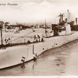 Carte postale sous-marin H.M.S. Porpoise -N&deg;7825