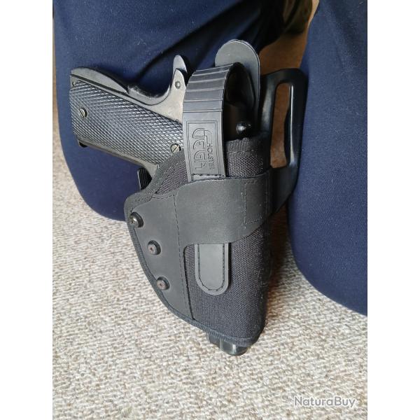 Holster de service vega pour 1911 (Sig P210) double r�tention , port ceinture