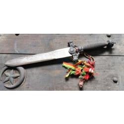 Ancienne dague espagnole de parade Toledo metal 44cm