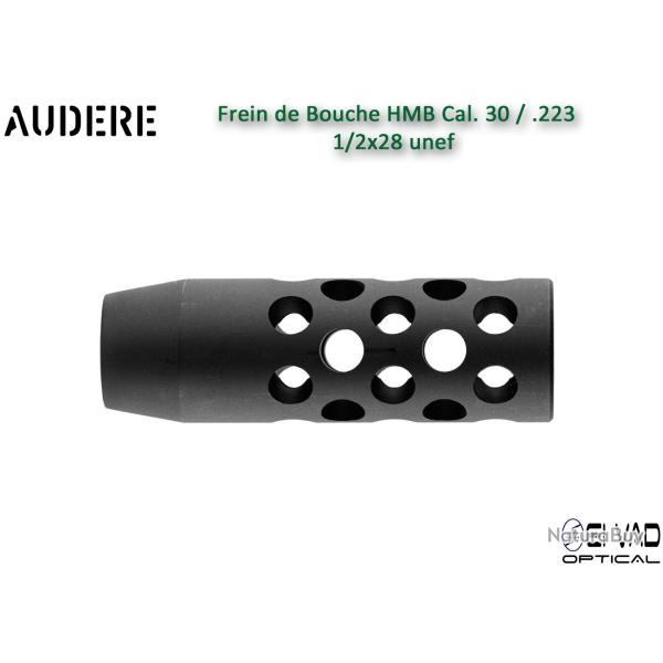 Frein de bouche AUDERE HMB noir Cal.30 / .223 - 1/2x28 UNEF