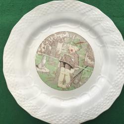 TRES ANCIENNE ASSIETTE ORCHIES N&deg;6