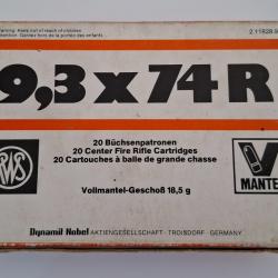 Munition 9 3x74r rws  v mantel
