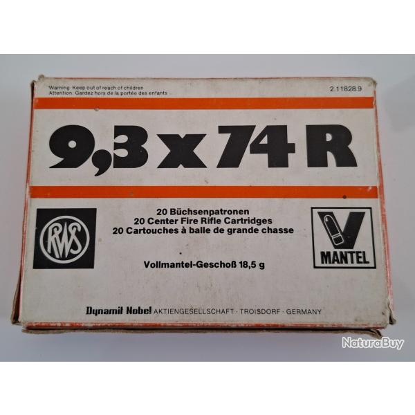 Munition 9 3x74r rws  v mantel
