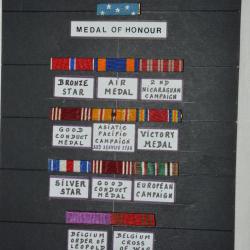 MEDAILLES AMERICAINES US ARMY- 2&deg;WW-14 RAPPELS DECORATIONS 1939/1945