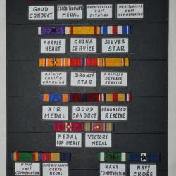 MEDAILLES AMERICAINES US ARMY POST WAR-27 RAPPELS DECORATIONS-COREE-VIETNAM