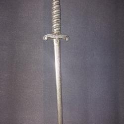 coupe papier ancien fa&ccedil;on dague world war objet de bureau ouverture de courrier