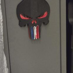 3D Punisher Logo Emblem