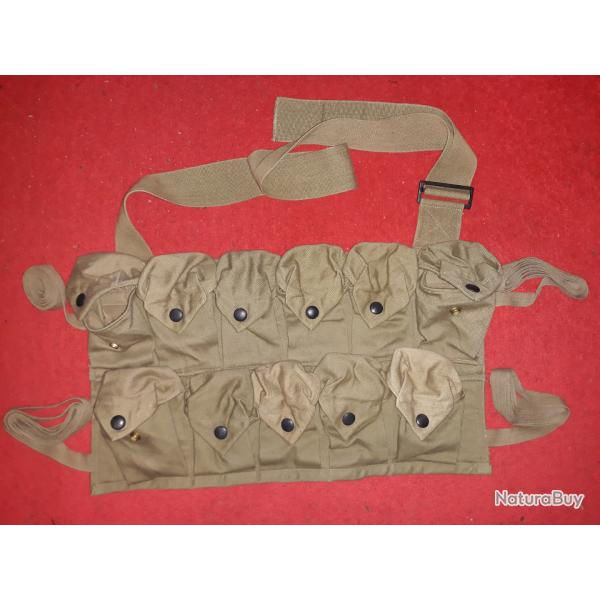 US porte grenade toile od sangle et pression present marquage grande guerre 1914 / 1918