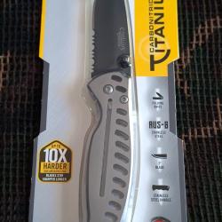 Couteau pliant Camillus Mle EDC3 carbonitride titanium