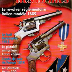 gazette des armes 254 poignard de tranch&eacute;e belge, revolvers italiens 1889, remington 1915,