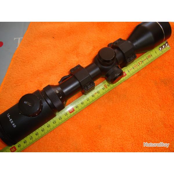 LUNETTE CHASSE TIR POINT ROUGE RTI 1,5-6X40