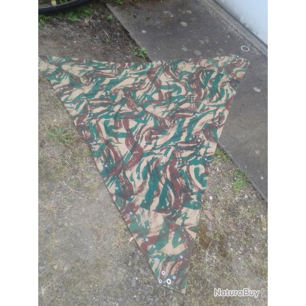 Bache camouflage periode indochine collection militaria histoire