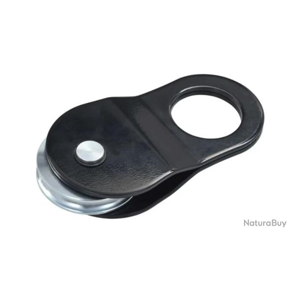 Moufle mobile acier noir 10 tonnes 130x48x262 mm poulie traction