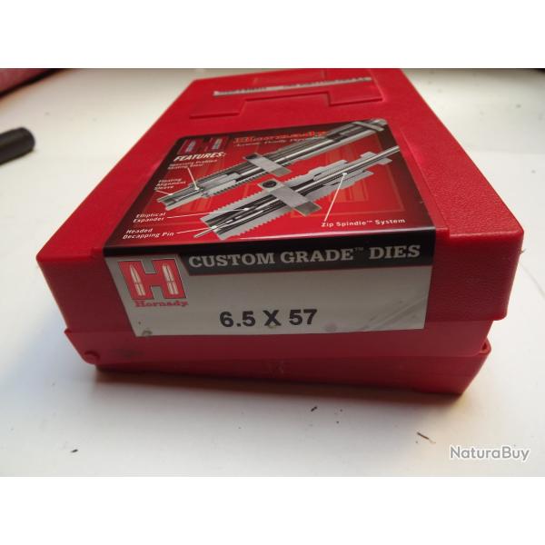 Jeu de 2 outils Hornady cal 6.5x57