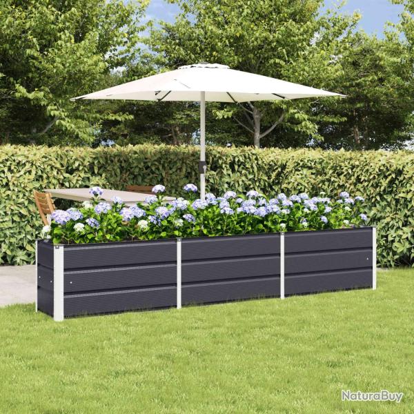 Jardini�re Anthracite 240 x 40 x 45 cm Acier