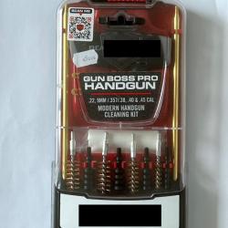 Kit de nettoyage d'armes de poing calibres .22, .9 mm / .357/ .38, .40 & .45