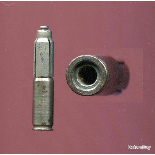 .30-06 US d'exercice - toute en acier - 2 parties - pas de balle - pas de poudre - pas d'amorce