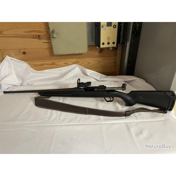 Carabine � verrou Calibre 30-06 SAVAGE AXIS GAUCHER + Point rouge PANORAMA MK-III