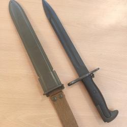 Ba&iuml;onnette US pour fusil M1 Garand fabrication italienne