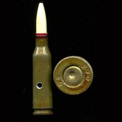 5.45 x 39 AK74 URSS - &agrave; blanc balle en plastique blanc