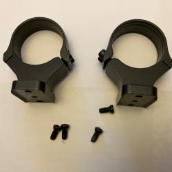 Colliers 30mm pour TIKKA T3X� Marque &laquo;&nbsp;MAK&nbsp;&raquo; - Montage fixe
