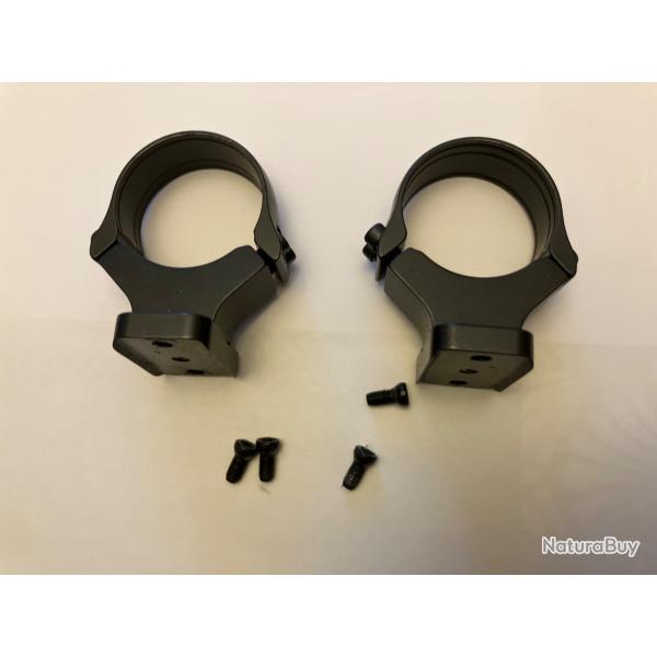 Colliers 30mm pour TIKKA T3X� Marque ��MAK�� - Montage fixe