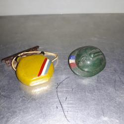 broches pour journ&egrave;e des poilus casque adrian et gourde collection grande guerre