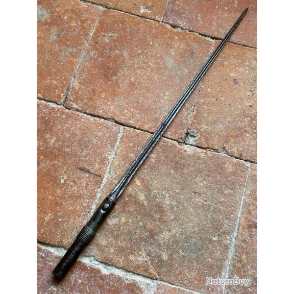 Ba�onnette fran�aise MAS 36 1er type moletage droit - WW2