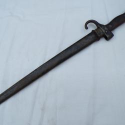 Ba&iuml;onnette 1892 1er mod&egrave;le 2 &egrave;me type.