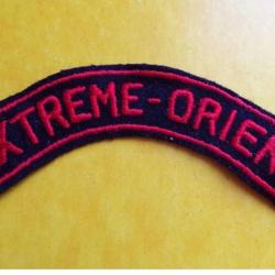 Banane Tissu Titre de Bras EXTREME ORIENT (indochine) original 1946/54, LONGUEUR 10 CM , BON ETAT VO