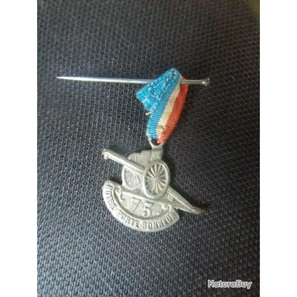 porte bonheur journ�e du 75 souvenir de la grande guerre 14 / 18