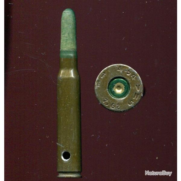 .30-06 France - � blanc balle papier vert - �tui acier laqu� - Cartoucherie de Toulouse 1954