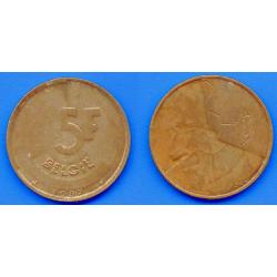 Belgique 5 Francs 1987 Piece
