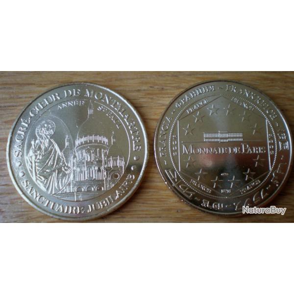 Medaille du Sacre Coeur de Montmartre Sanctuaire Jubilaire par Monnaie de Paris 2009