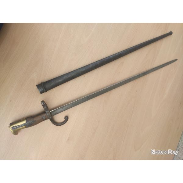 �p�e baionnette mod�le 1874 pour fusil Gras France n3