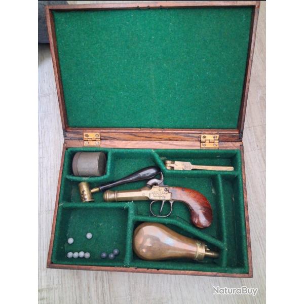Pistolet � percussion balle forc�