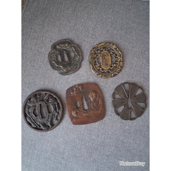 Lot de 5 tsubas reproduction