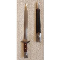 Rare ba&iuml;onnette anglaise Sanderson Sheffield P 1888 M K 1 second type (N 561)