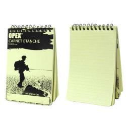 CARNET ETANCHE PM 75x130mm