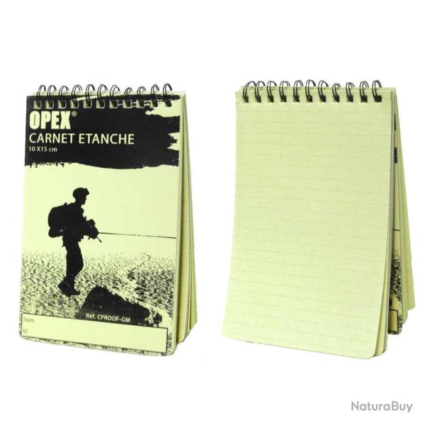 CARNET ETANCHE PM 75x130mm