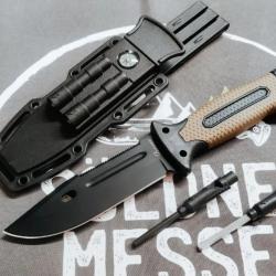 Couteau de chasse Albainox All-Bany + Accessoires H45