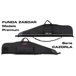 &Eacute;tui textile noir Zasdar pour arme longue, mod&egrave;le CAZORLA Premium. Longueur&nbsp;: 134&nbsp;cm.