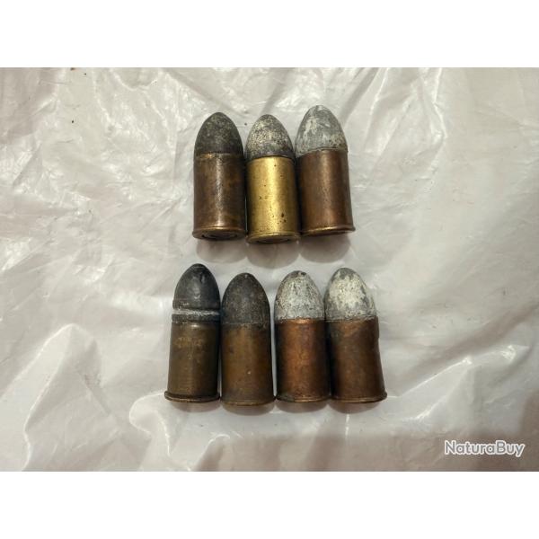 7 Cartouches calibre 11 mm 73 categorie D