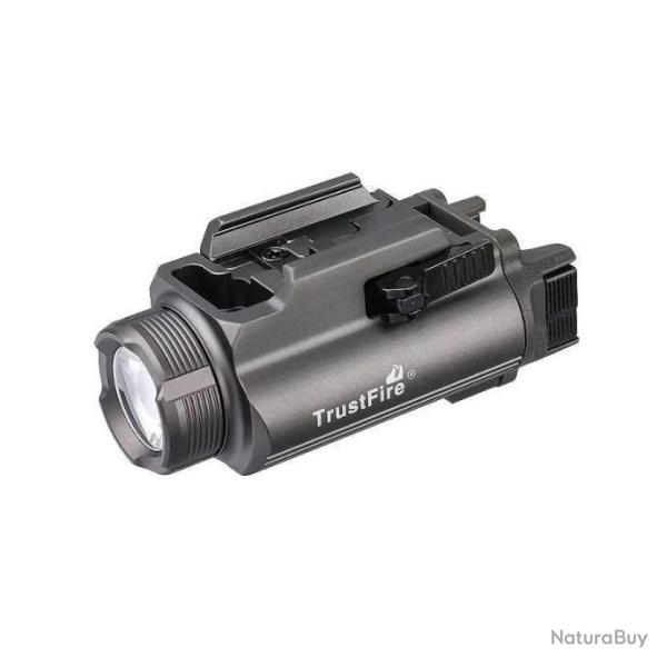 Lampe Tactique GM35 1350 Lumens Type C Rechargeable LED Rail Picatinny Trustfire