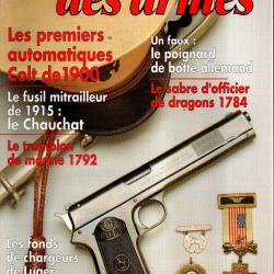 gazette des armes 249, premier pa colt, fm chauchat part 1, poignard de botte allemand, kentucky rif