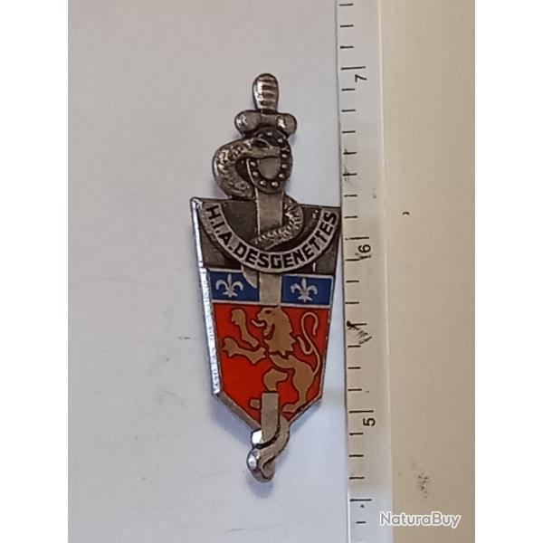 Insigne de l'h�pital d'instruction des arm�es (HIA) Desgenettes