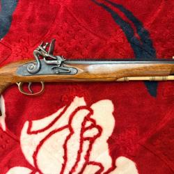 Pistolet Kentucky &agrave; silex calibre 45