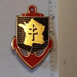 Insigne du corps exp&eacute;ditionnaire fran&ccedil;ais en Extr&ecirc;me-Orient (CEFEO)