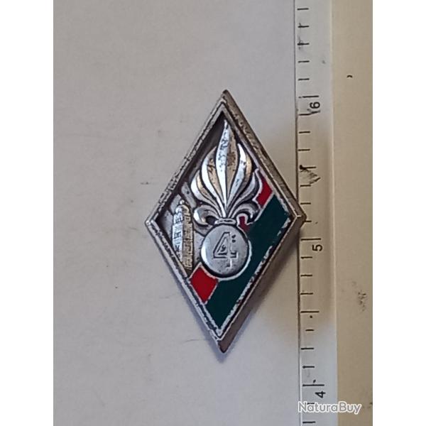 Insigne du 4�me r�giment �tranger d'infanterie (4�me REI) - Balme